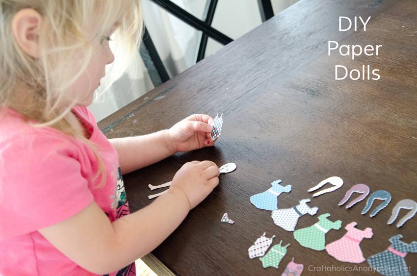 Craftaholics Anonymous®  DIY Magnetic Paper Dolls