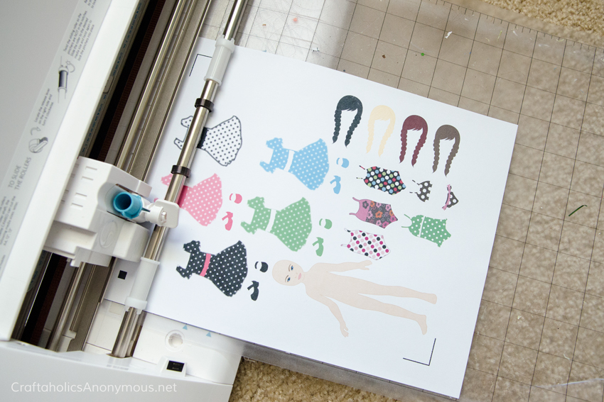 Craftaholics Anonymous®  DIY Magnetic Paper Dolls