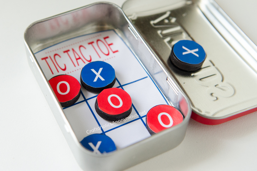 A DIY tic tac toe board tutorial—super easy and fun to make!