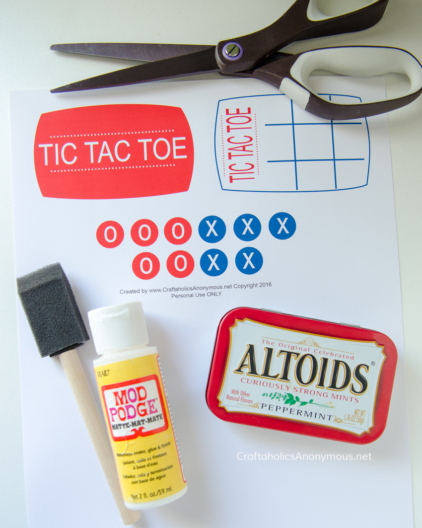 A DIY tic tac toe board tutorial—super easy and fun to make!