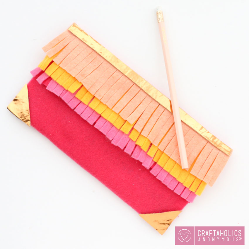 How to Make Pencil Box From Paper, Handmade Paper Pencil Box