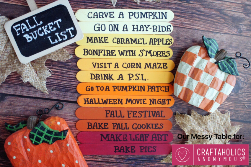 fall bucket list ideas