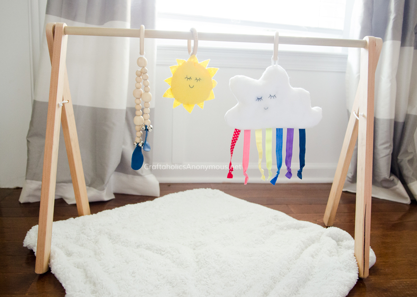 hanging toys for baby gym