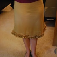Ruffle Bottom Skirt Tutorial