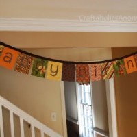 DIY birthday banner