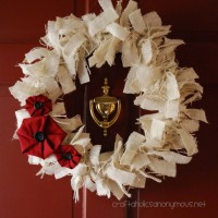 burlap christmas wreath