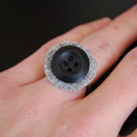 5 Minute Button Rings with TUTORIAL