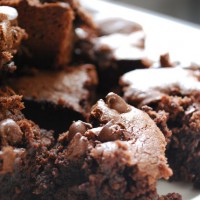 happy happy b-day Mr. Craftaholics Anonymous! and killer brownie recipe
