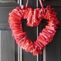 Burlap Heart Wreaths EVERYWHERE!!