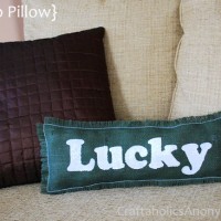 st. patrick's day pillow