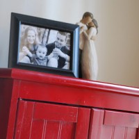 the other "night stand"….a makeover