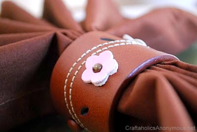 napkin rings DIY napkin rings