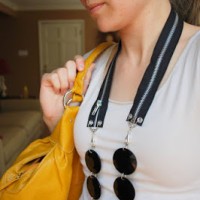 interchangeable zipper necklace TUTORIAL