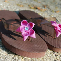 zipper flip flops