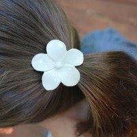 a flower for my hair AND my wrist AND a TUTORIAL!