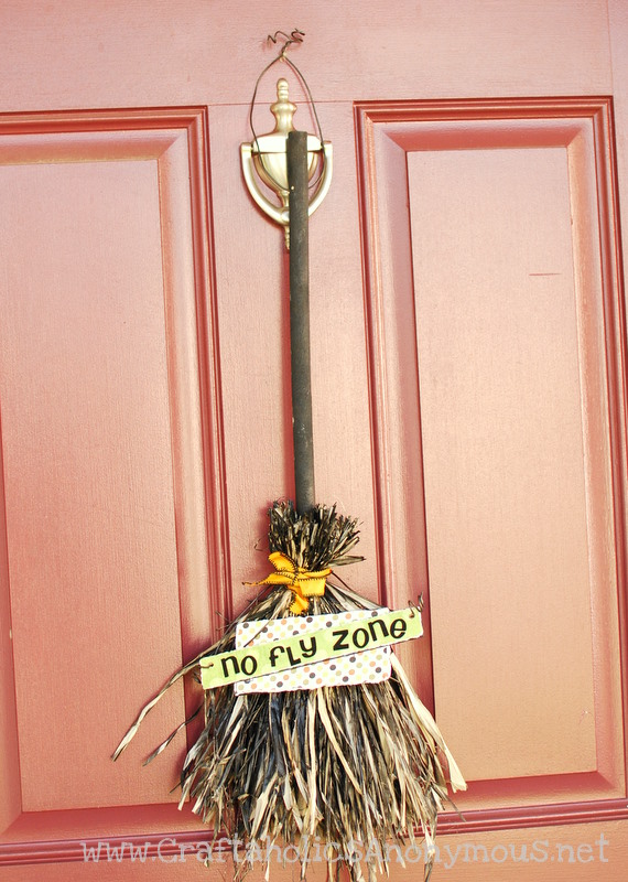 halloween witch door decoration