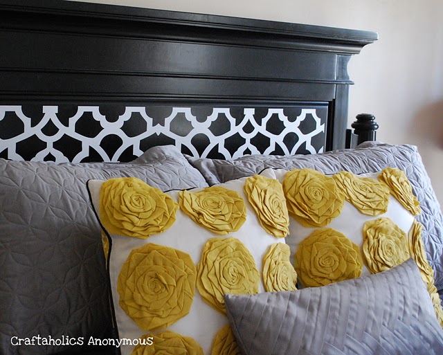 A Diy Headboard Makeover On The, How To Makeover A Headboard
