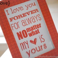 love printable gift idea