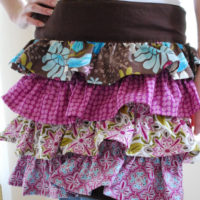 ruffled apron pattern