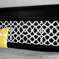 headboard makeover using my Silhouette {quick Tutorial}