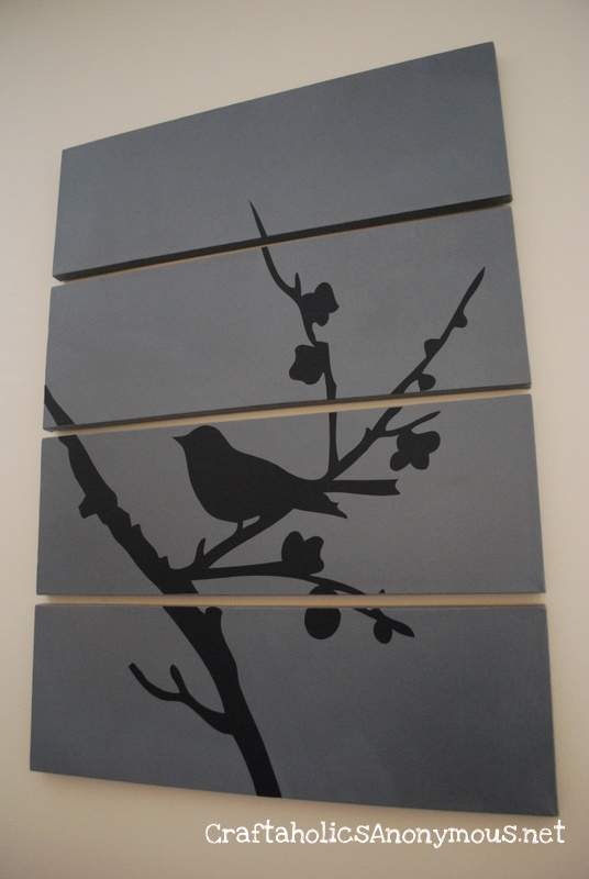 vinyl canvas wall hanging