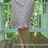 Easy Ruffled Easter Skirt
