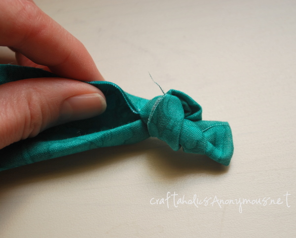 how to make a fabric rosette
