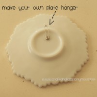 make your own plate hangers on the CHEAP! 