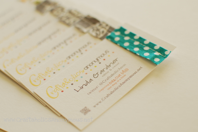 business cards for a craft blogger