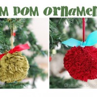 Pom Pom Ornaments