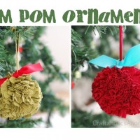 pom pom ornaments