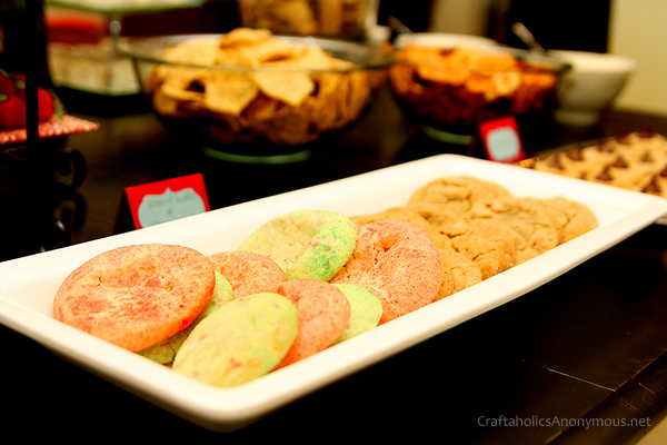 red and green sugar cookies