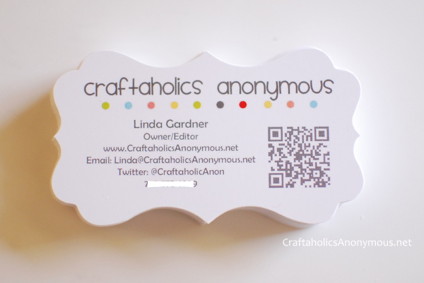 blogger business card