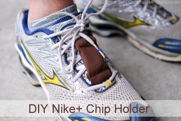 DIY running chip holder