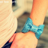 Bow Cuff Bracelet from a Purse