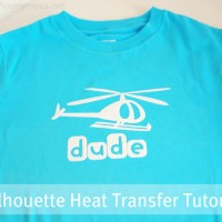 Silhouette Heat Transfer TUTORIAL + CAMEO Giveaway 