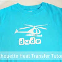 how to use silhouette heat transfer