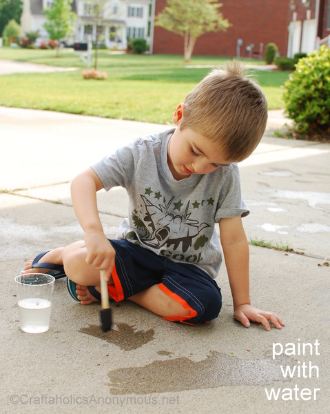 painting with water