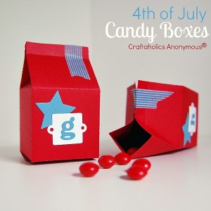 4th of july candy box