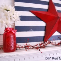 how to paint a mason jar