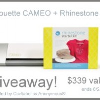 Silhouette CAMEO giveaway