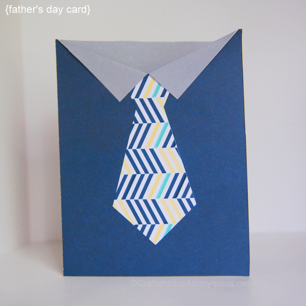 fathers day tie card