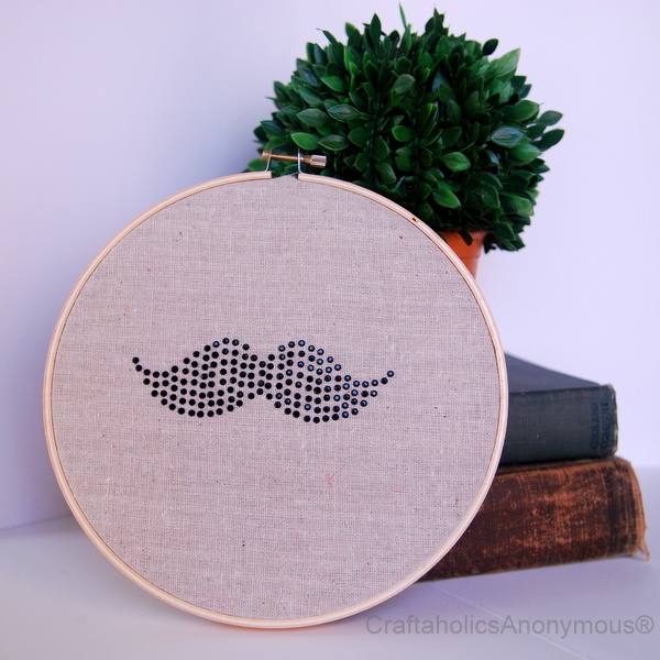 mustache craft