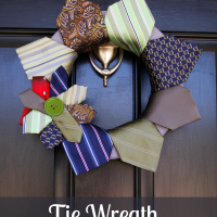 Tie Wreath (a craft fail)