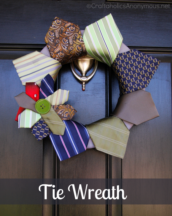 tie wreath