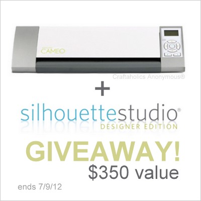silhouette CAMEO giveaway