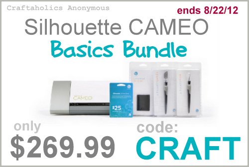 silhouette cameo discount code