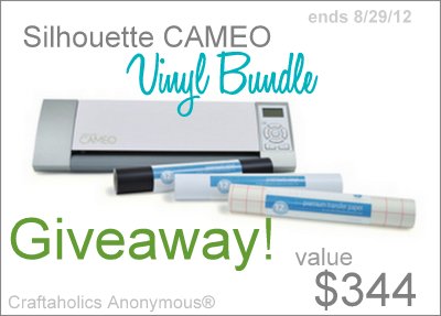 Silhouette CAMEO giveaway