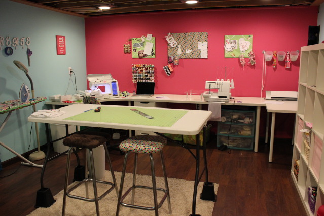 midwest modern boutique craft room
