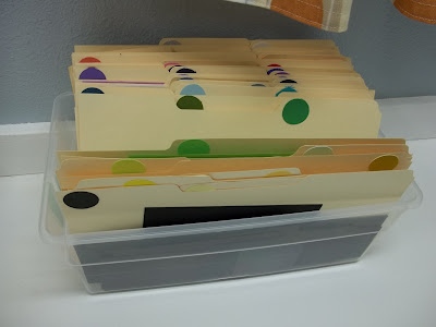 organize paper scraps